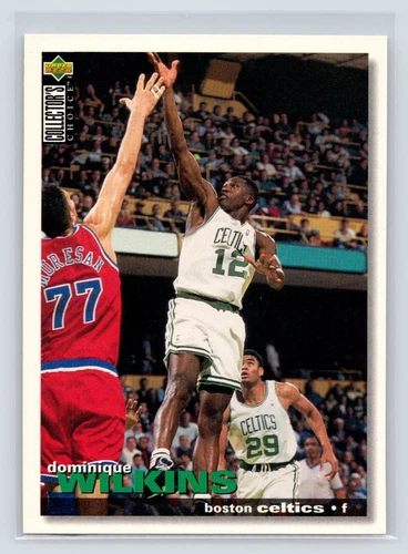 1995-96 Upper Deck Collector's Choice Dominique Wilkins Boston Celtics #89