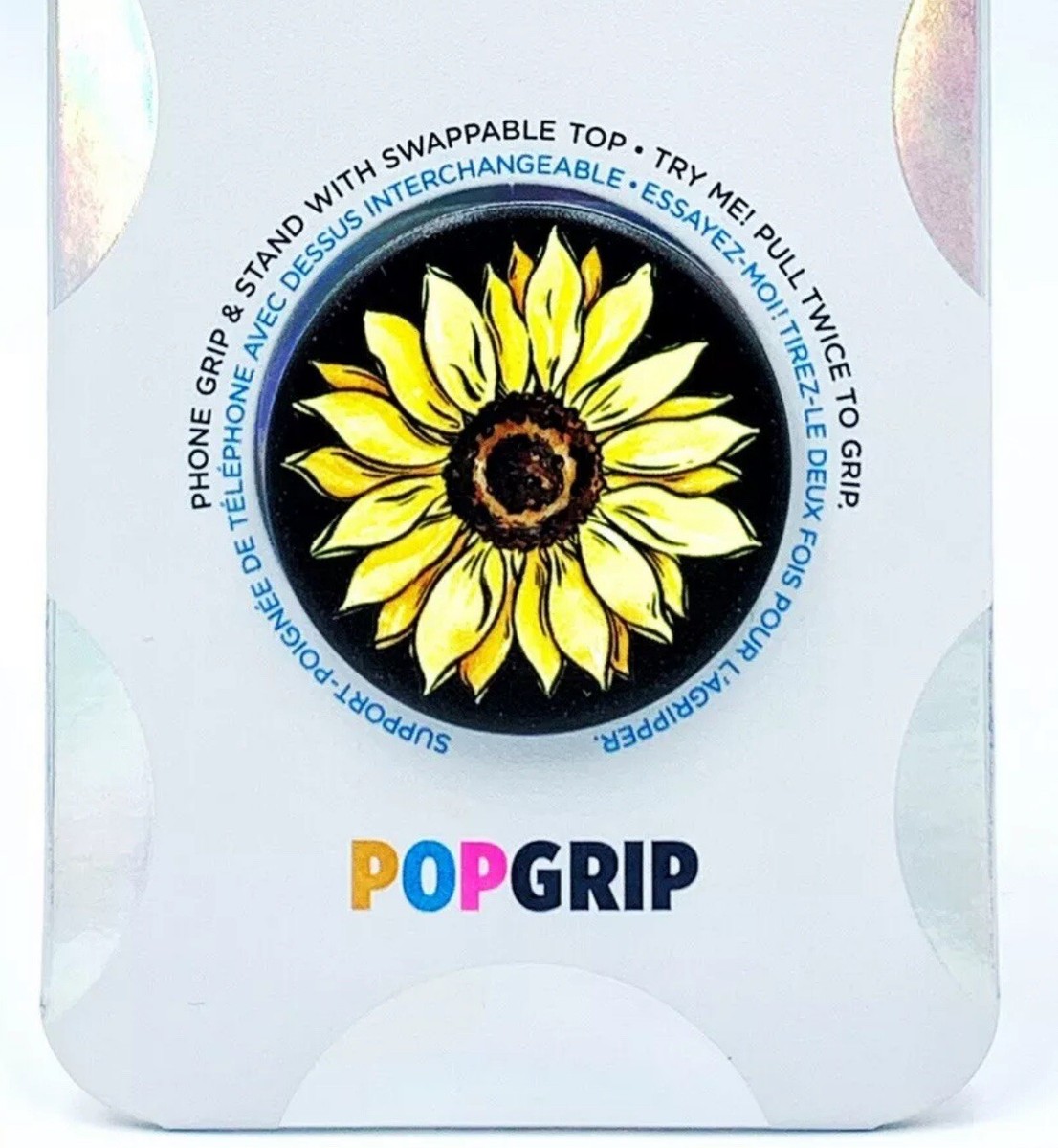 PopSockets PopTop Just The Top Sunflower 🌻 Pop Top Compatible W