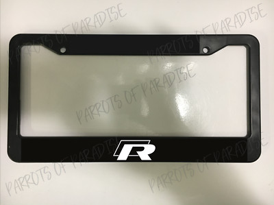For R VW Euro Car License Plate Frame