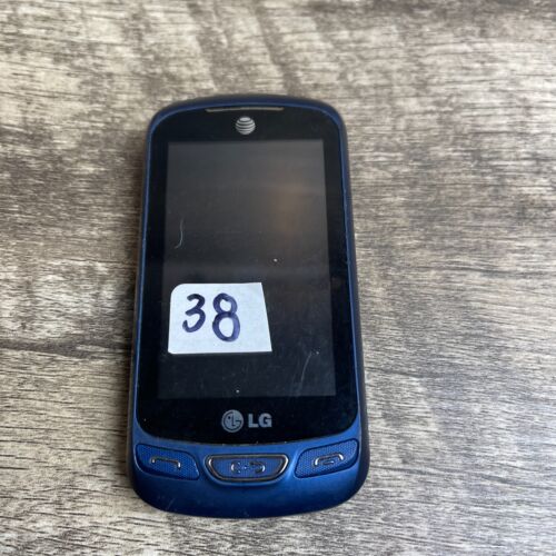 LG Xpression 2 C410 Blue 3" Screen Single Core Qwerty Slider Keyboard Cell Phone