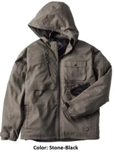 Camping Hunting jacket, Long sleeve, Mesh face cover, BLACK, WORKMAN Japan