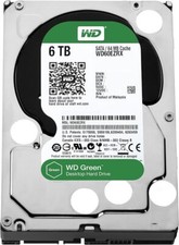 Western Digital Green 6TB WD60EZRX SATA 6-GB/S 64MB 7200RPM 3.5''