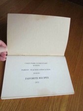 Vtg Auburn NY Casey Park School Cookbook 1970s Names Recipes PTA Babka MORE