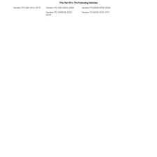 Pro X High Compression Piston Kit .010 (94.96 mm) For YAMAHA YFZ 450R SE 2022