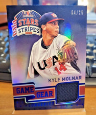 2015 Panini USA Stars and Stripes Game Gear Longevity Kyle Molnar #59 4/25