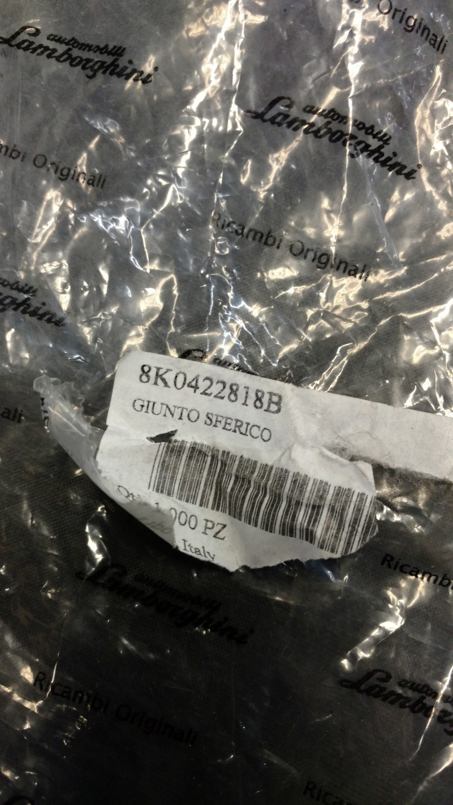 LAMBORGHINI AVENTADOR LP700 720 RIGHT SIDE BALL JOINT COUPLING OEM 8K0422818B