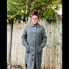 J.jill Vintage Wool Long Coat Size 14p