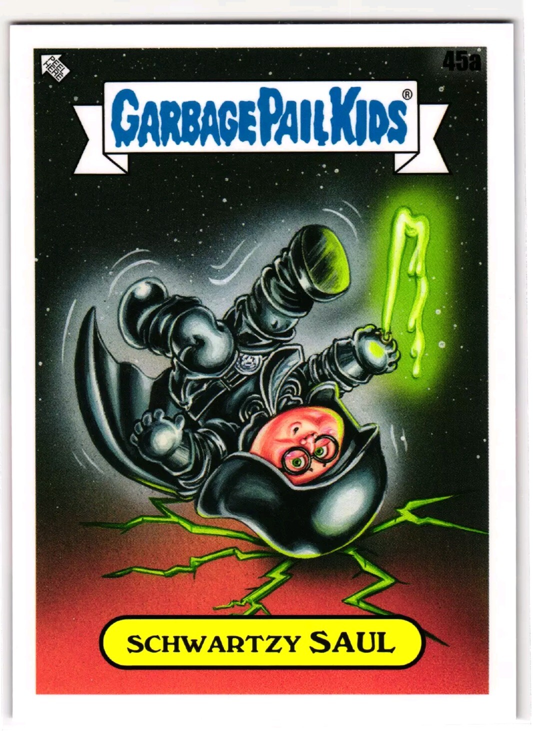 Schwartzy Saul 2023 Garbage Pail Kids Spaceballs Parody Card 53a