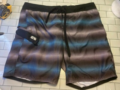 Gym shark Mens 36 Board Shorts Multicolor Active Workout Swim Surfing Beach surf