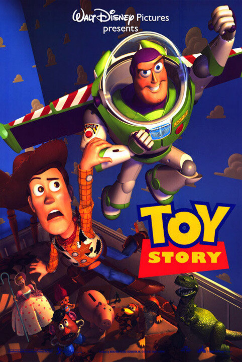 Toy Story (1995) original movie poster version B - double-sided