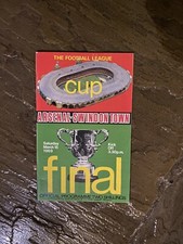 League Cup Final Programme 1969 Arsenal V Swindon Town EXCELLENT CONDITION