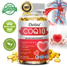 Coenzyme Q10 500mg helps maintain healthy blood pressure