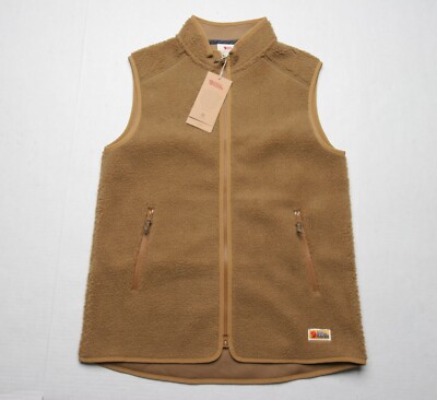 FjallRaven Women Vardag Pile Fleece Vest (S) Buckwheat Brown 86994