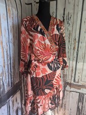 Farm Rio × Anthropologie Wrap Dress Pre Owned M