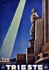 6509.Decoration Poster.Home Room wall interior art design.Trieste.Italy decor