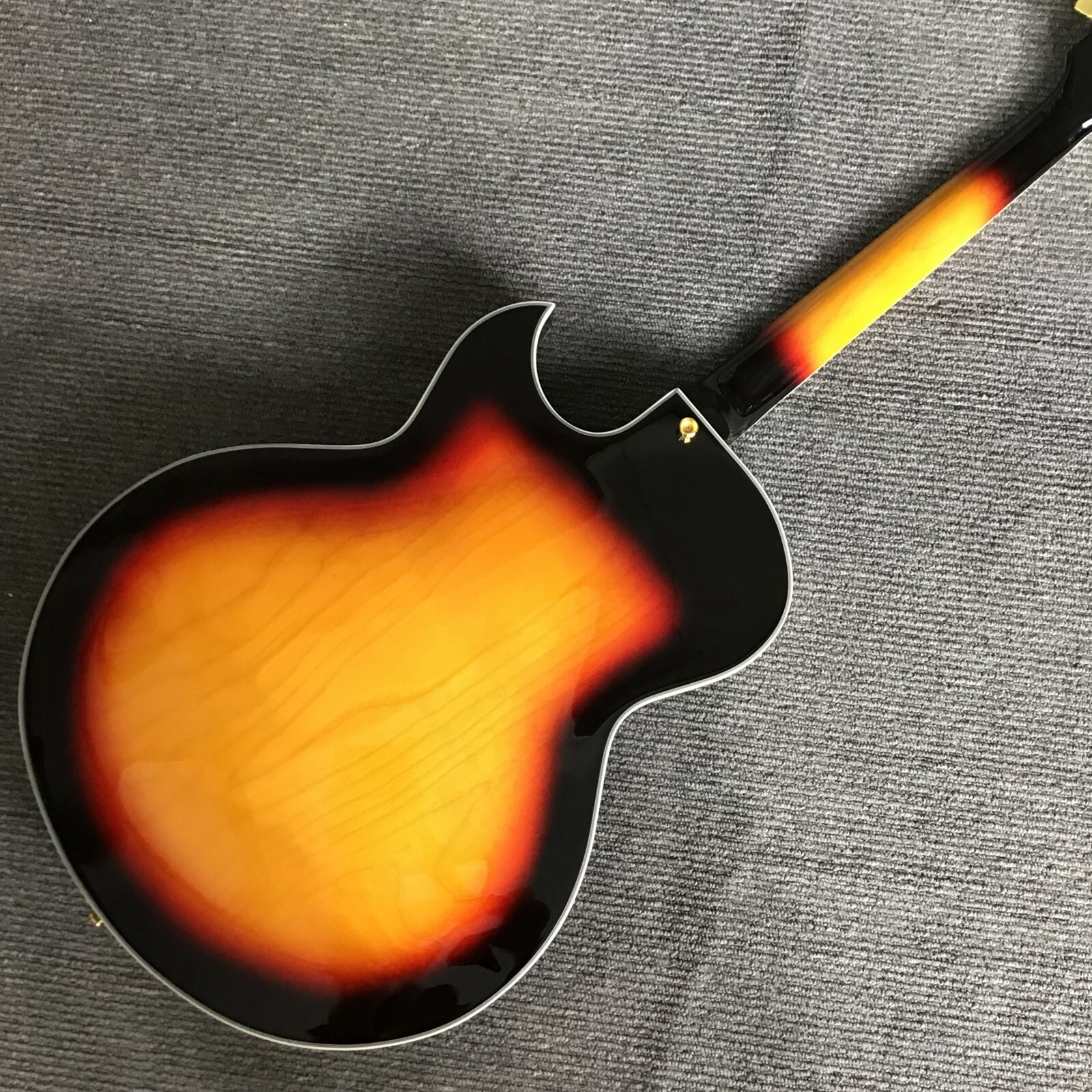 Zuwei Byrdland Jazz Electric Guitar 6 String Ebony Fretboard Gold