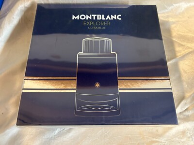 MONTBLANC EXPLORER ULTRA BLUE 100ML EDP SP/ 7.5ML EDP SP/ 75G DEODORANT STICK