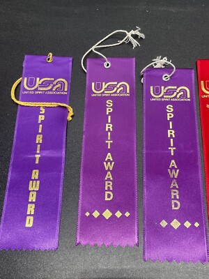 United Spirit Association USA Vintage lot un-used 7 Ribbons 1