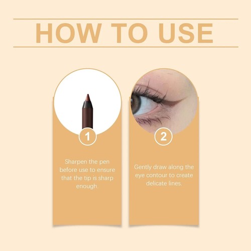 Persona Eyeliner Pencil Waterproof,24 Hr Waterproof Duo Sharpenable Eye Pencil~~ - Picture 10 of 28
