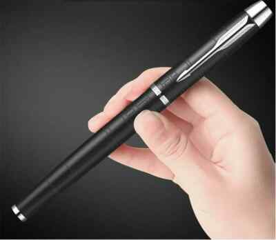 Brilliant Black/White Clip Parker IM Series 0.5mm Fine (F) Nib Fountain Pen
