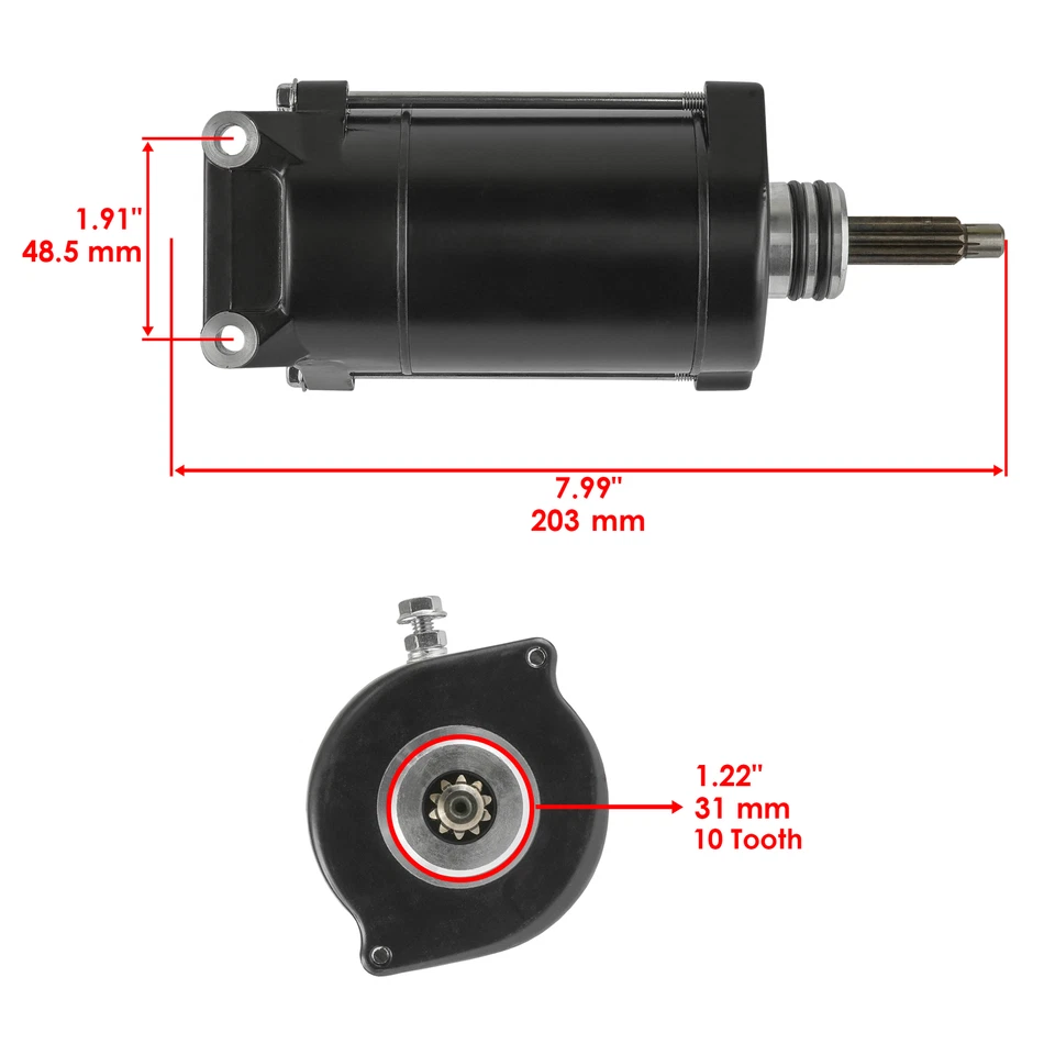 Arranque para Polaris RZR XP 900 / RZR 4 XP 900 2011 2012 4013059 4013245 Foto 2 de 4