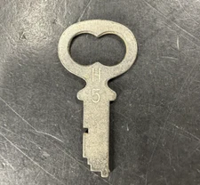 National Cash Register Original Key # H5 Antique H 5