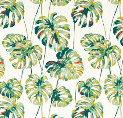 HARLEKIN VORHANGSTOFF DESIGN Kelapa 3,6 METER SMARAGD INDOOR/OUTDOOR