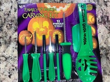 20pc Family Pumpkin Carving Kit with Stencils, Carvers, Scoops Pumpkin Pro, NEW