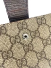 GUCCI GG 19 x 9.5 cm Monogram Continental Supreme Bi Fold Wallet Beige Brown