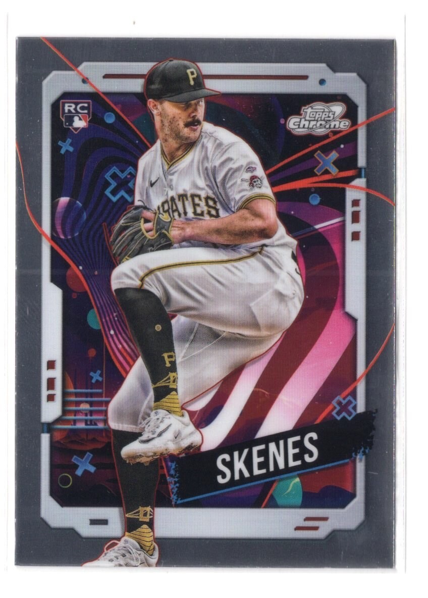 Paul Skenes 2024 Topps Cosmic Chrome Baseball #30 Pittsburgh Pirates Rookie RC