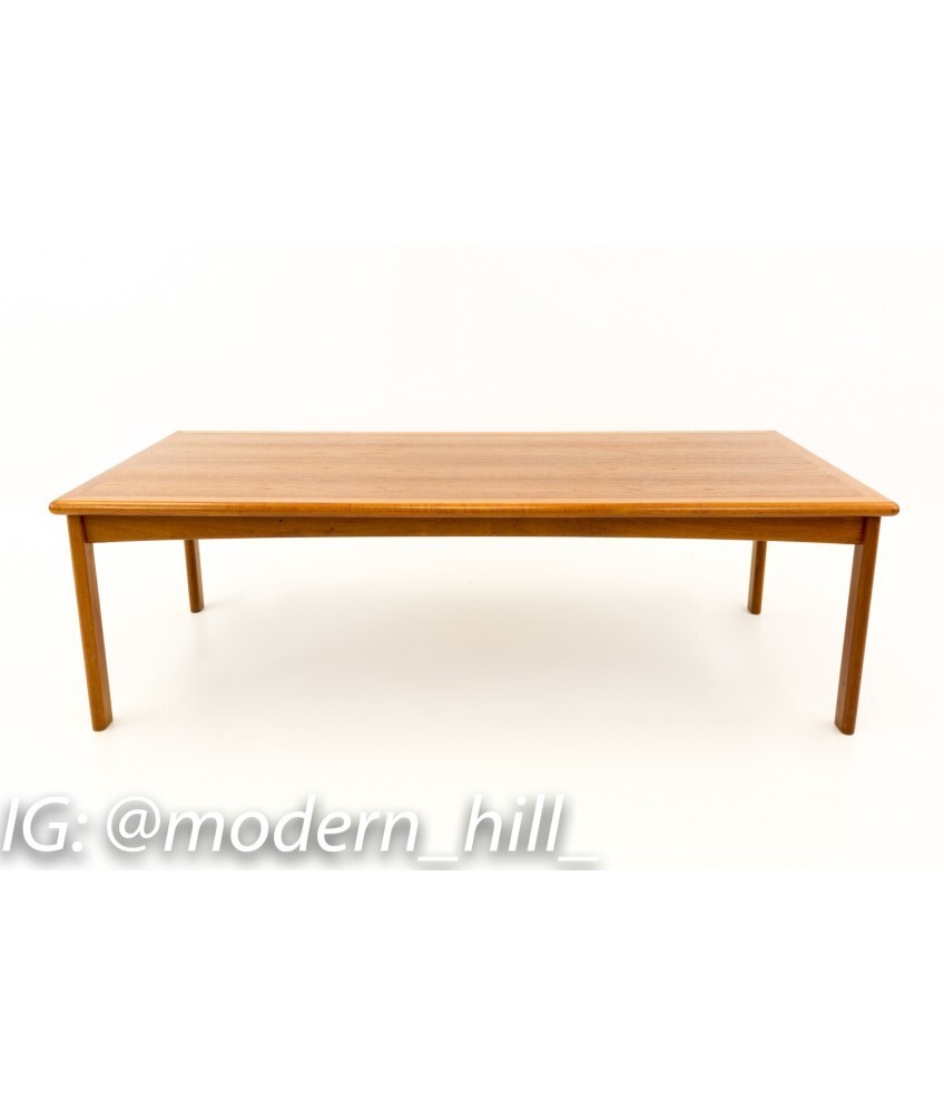 Mid Century Danish Teak Coffee Table eBay