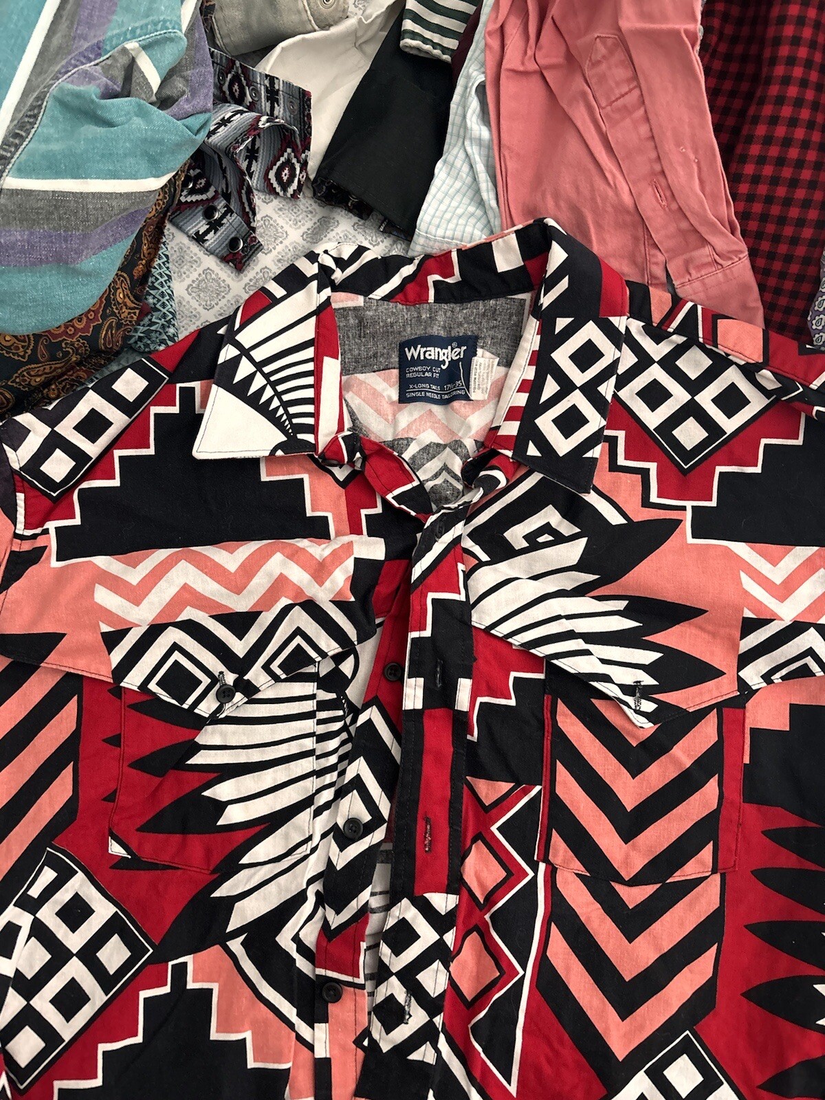 Vintage Wrangler Button Up Bundle - image 1