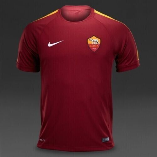 NIKE MENS AS ROMA 2017/2018 TRAINING SOCCER FOOTBALL SHIRT JERSEY