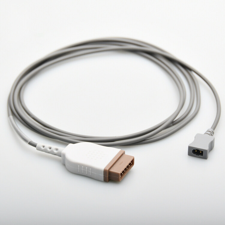 Temp Extension Adapter Cable for GE Marquette Disposable Temperature Probe 11pin