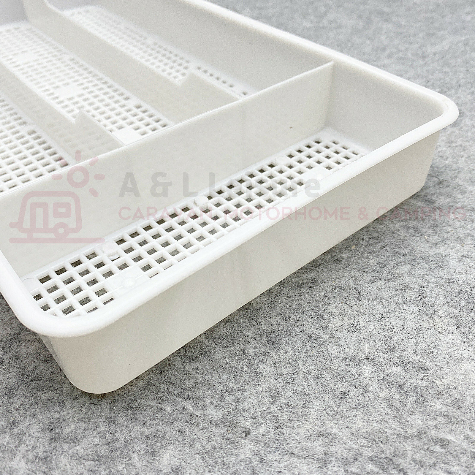 KAMPA Small Cutlery Tray Small Lightweight Cutlery Tray Caravan
