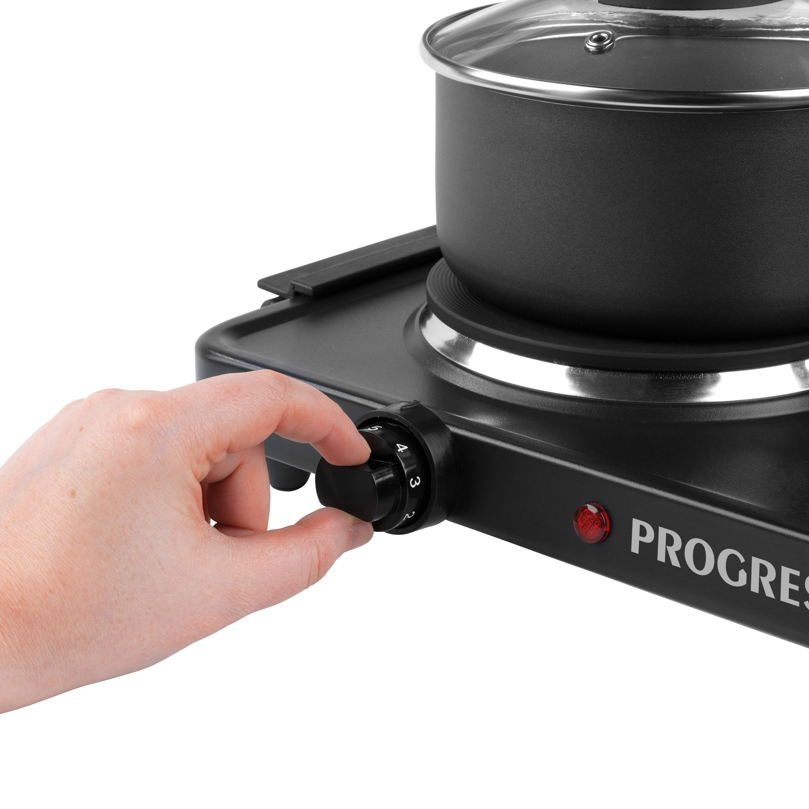 Progress Twin Hot Plate Electric Portable Tabletop Cooker Kitchen Hob