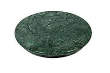 Natural Marble Green Chakla Perfectly Finished Base for Perfect Balance and Grip