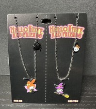 Sanrio Hello Kitty And Friends My Melody Kuromi Halloween Necklace Set