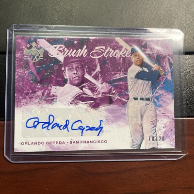 2022 Panini Diamond Kings Orlando Cepeda Auto /20 Giants HOF BS-OC