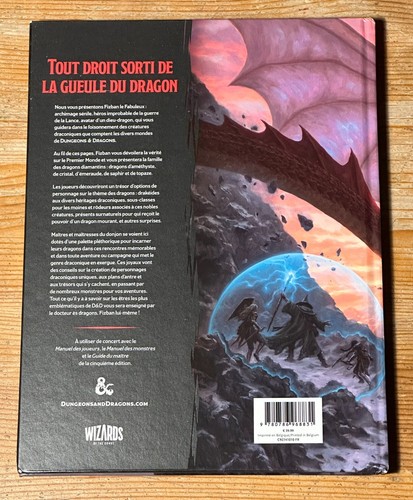 Dungeons & Dragons, El Tesoro Dracónico de Fizban, Mago de la Costa, Casi Nuevo - Imagen 2 de 2