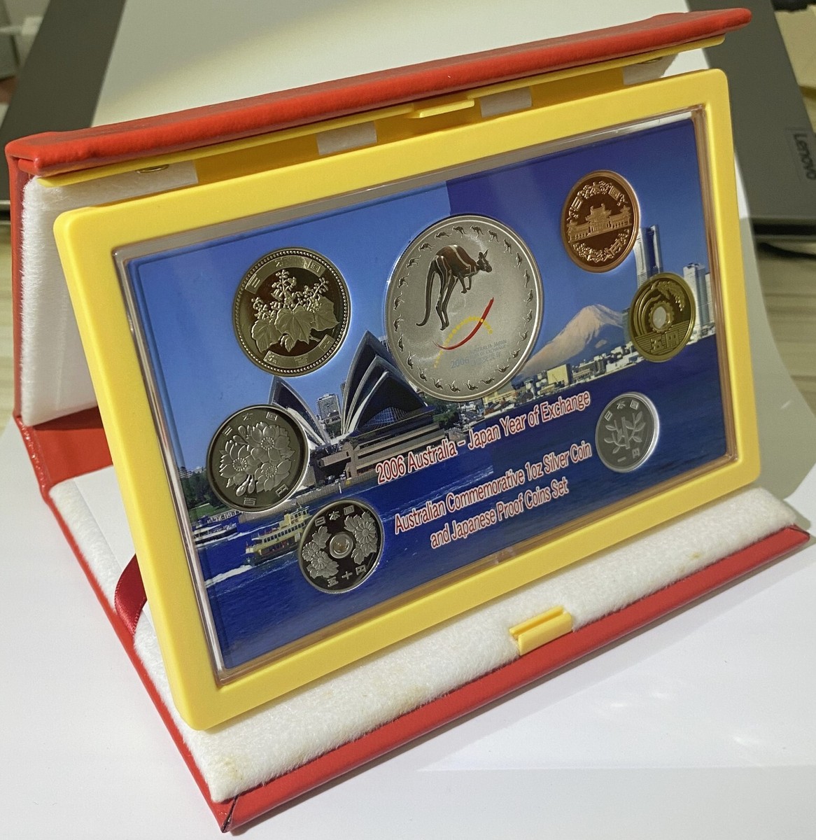 2006年オーストラリア-日本交流年記念銀貨 楽天市場】オーストラリア 日豪交流年 1ドルカラープルーフ銀貨