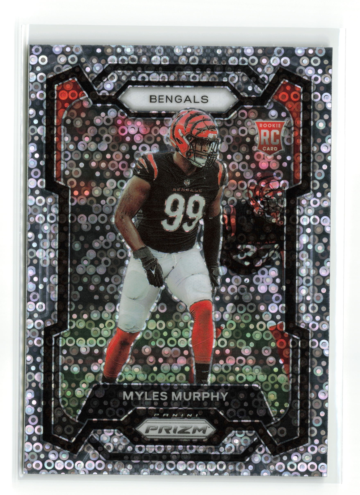 MYLES MURPHY #320 2023 PANINI PRIZM BENGALS RC NO HUDDLE