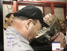 SCOTTY BOWMAN 2 Inscriptions Signed Autograph 16x20 Photo Detroit Red Wings PSA