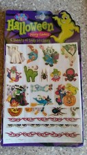 Spring Special Lisa Franks Halloween 6 Big Sheets Body STICKERS Party FUN