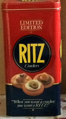 Ritz Crackers  Advertising Tin 1987 Limited Edition Collectible