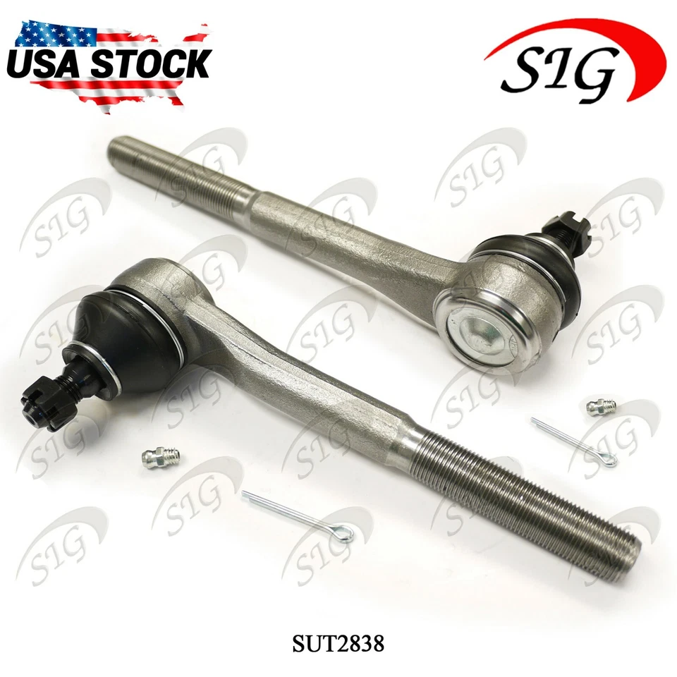 Kit de 4 piezas de extremo de varilla de amarre interior y exterior delantero suburbano GMC K1500 K2500 1992-1999 Foto 3 de 4