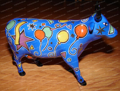 Cow Parade, PARTY COW (9178) New York City, 2000 - Ceramic