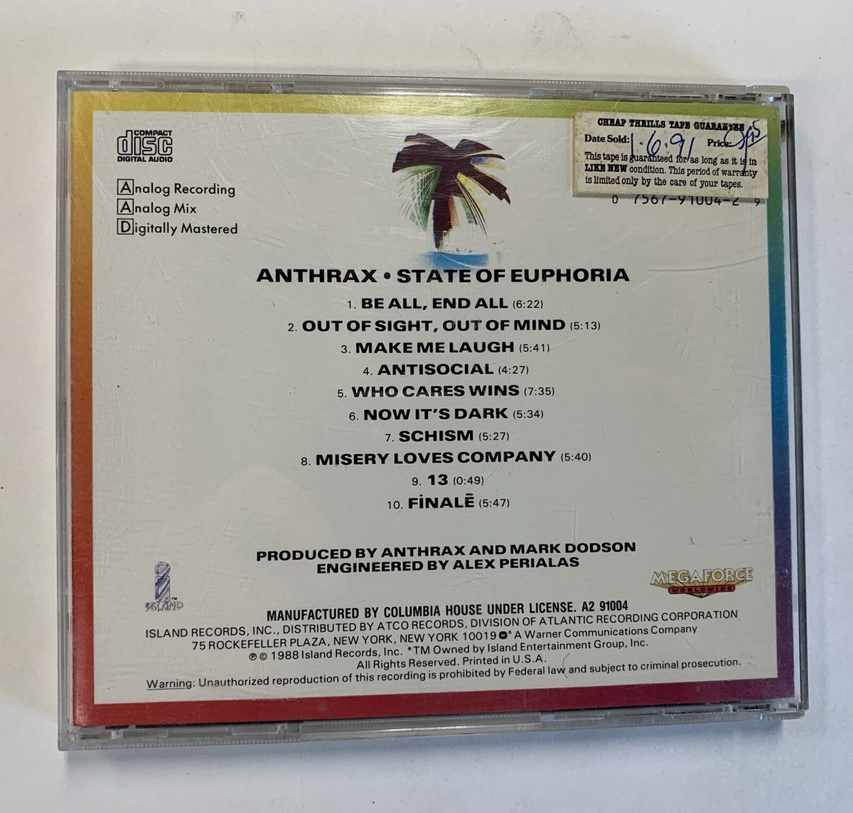 Anthrax CD まとめ売り 廃盤多数 Anthrax CD まとめ売り 廃盤多数 【公式通販】