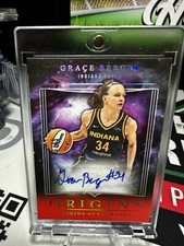 GRACE BERGER - 2024 Panini Origins WNBA Autographs Red /99 Rare SP - IND Fever