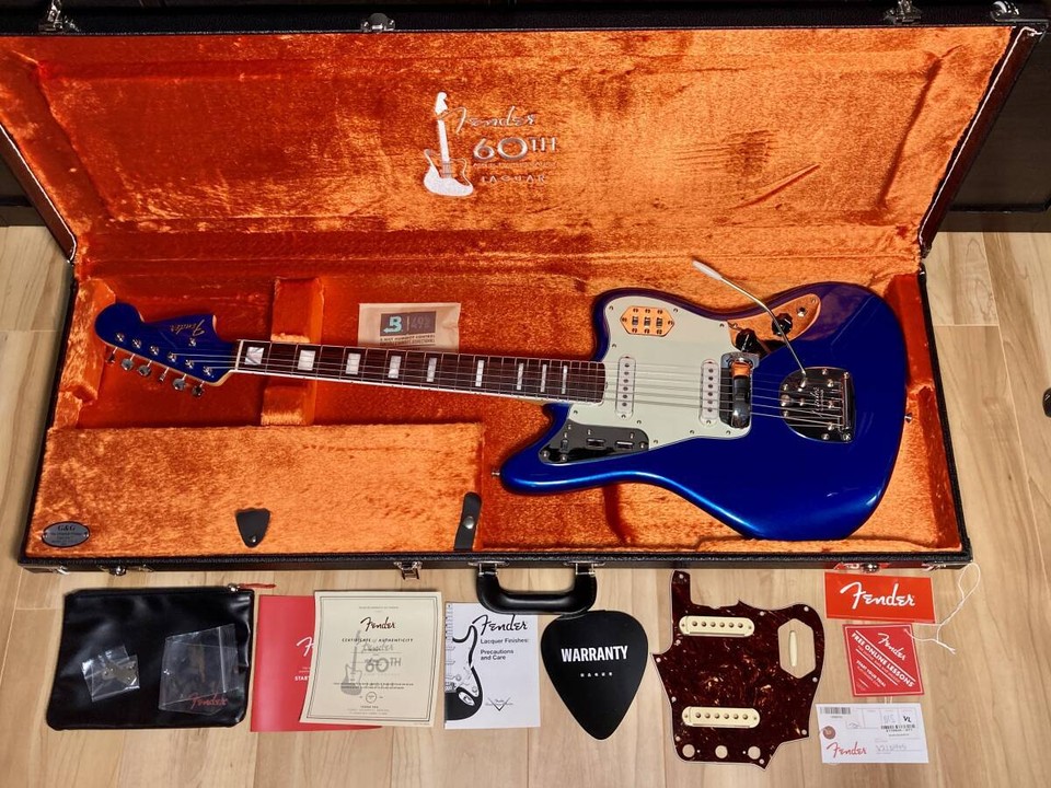 60Th Anniversary Jaguar Mystic Lake Placid Blue Fender Usa Lacquer